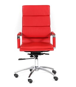 Кресло компьютерное CHAIRMAN 750 экокожа красная в Нальчике - предосмотр 1